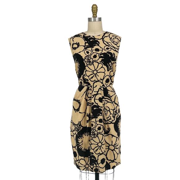 3.1 Phillip Lim Linen Blend Floral Sleeveless Sheath Dress size 10 - Picture 2 of 13